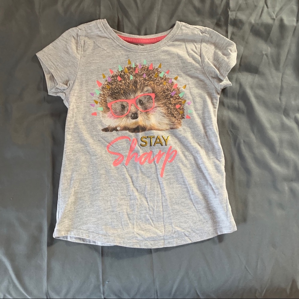 Girls hedgehog T-shirt